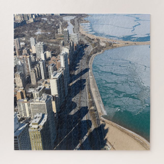 Chicago Shadow Jigsaw Puzzle (Vertical)