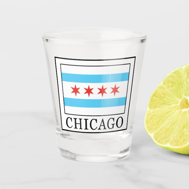 Chicago Shot Glass (Front)