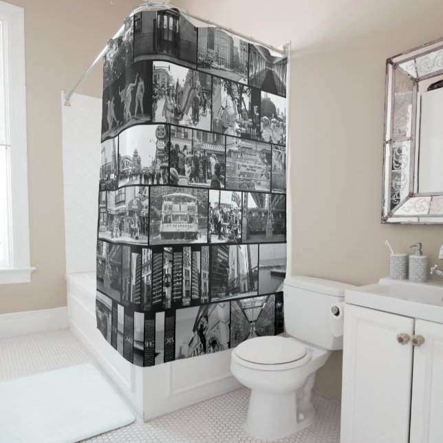 Chicago Shower Curtain (In Situ)