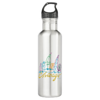 Chicago Skyline 710 Ml Water Bottle