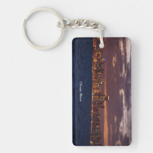 Chicago Skyline acrylic key chain