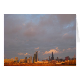 Chicago Skyline at Sunrise