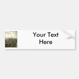 Chicago Skyline Bumper Sticker