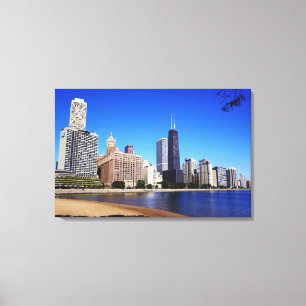 Chicago Skyline. Canvas Print