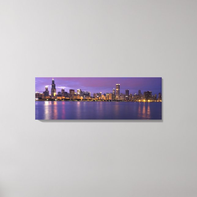 Chicago Skyline Canvas Print (Front)
