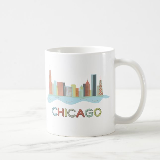 Chicago Skyline Coffee Mug (Right)
