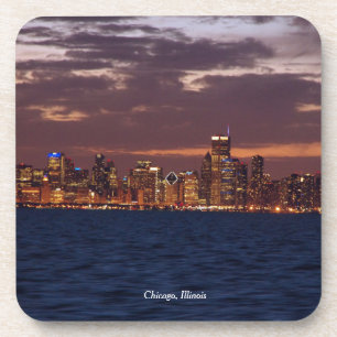 Chicago Skyline ensemble de 6 dessous de verre en