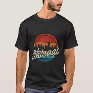 Chicago Skyline Illinois Pride T-Shirt