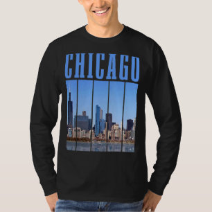 Chicago Skyline Illinois Vintage Pride Chicago T-Shirt