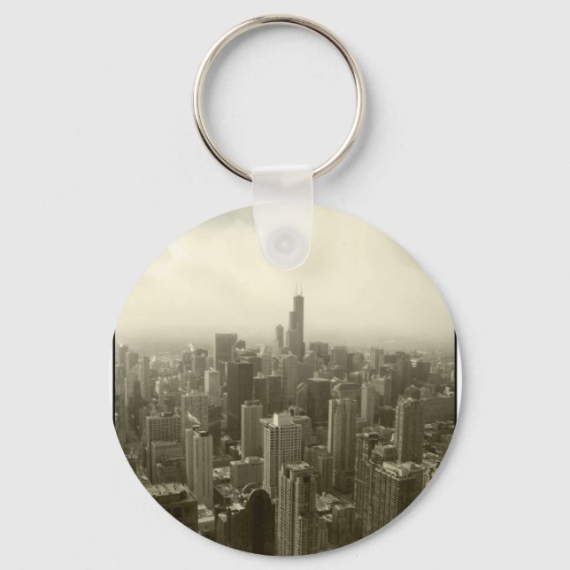 Chicago Skyline Keychain (Front)
