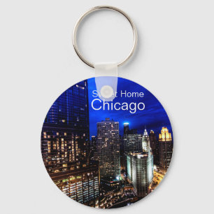 Chicago Skyline Keychain