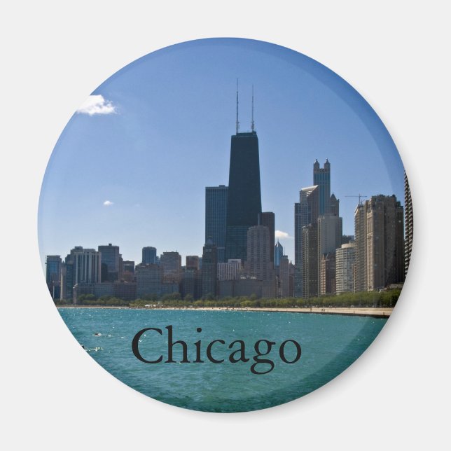 Chicago Skyline Magnet (Front)