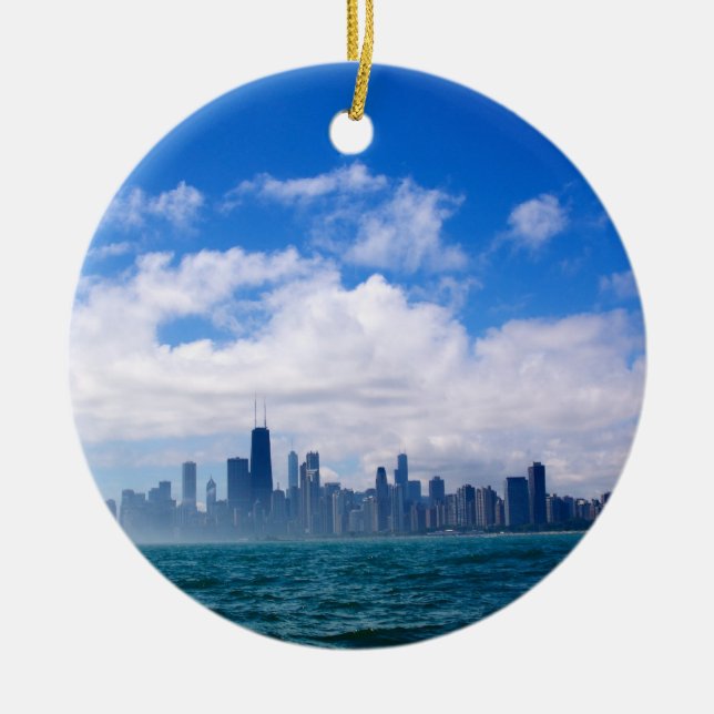 Chicago skyline ornament (Front)