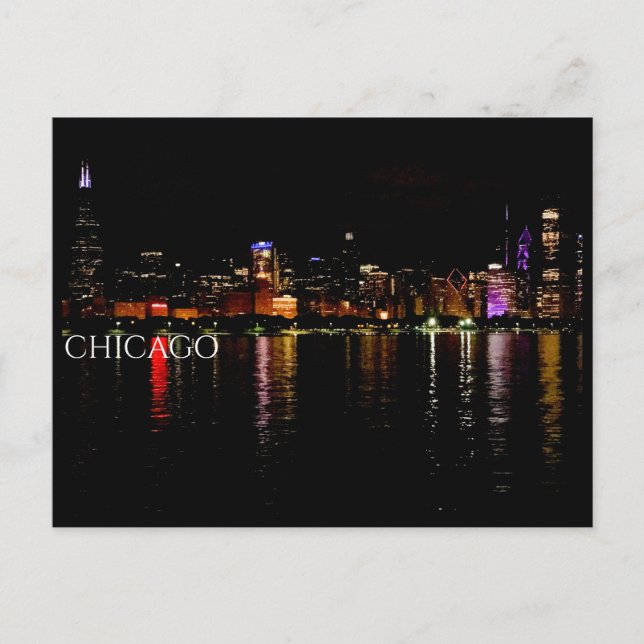 Chicago Skyline Postcard (Front)