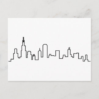 Chicago Skyline Postcard