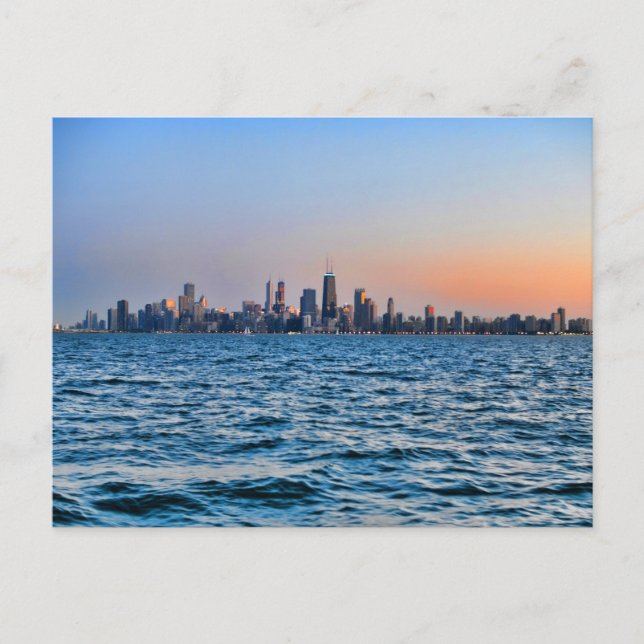 Chicago skyline postcard (Front)