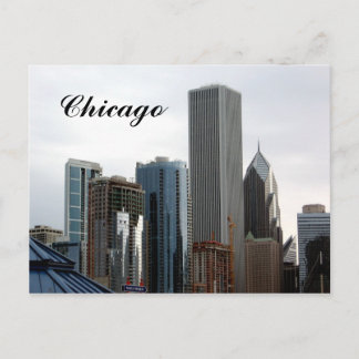 Chicago Skyline postcard