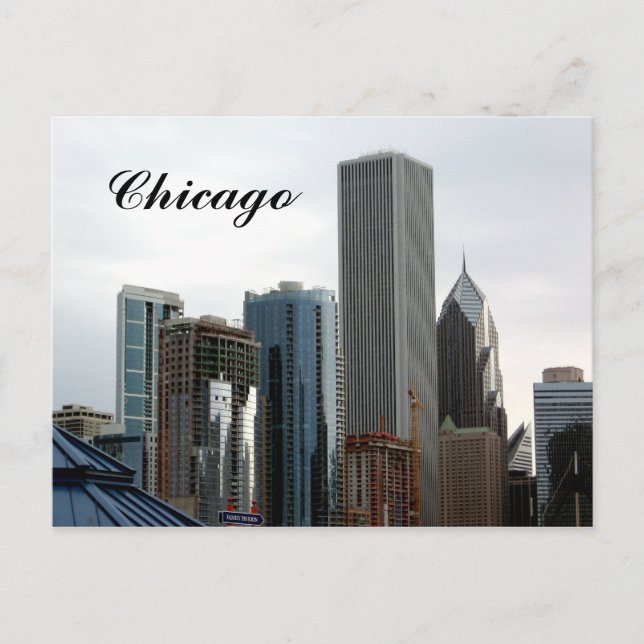 Chicago Skyline postcard (Front)