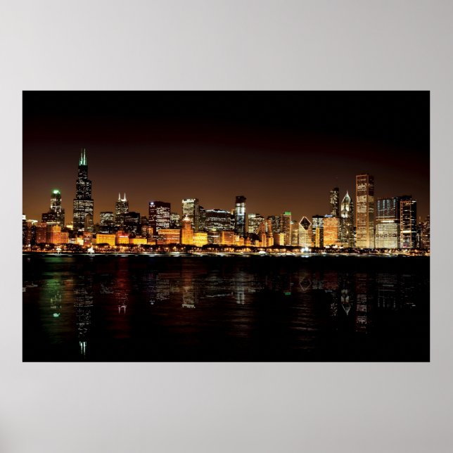 Chicago Skyline Poster (Front)