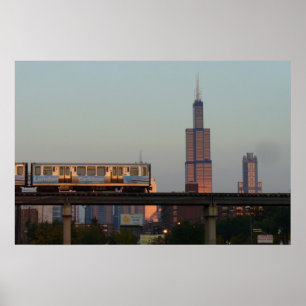 Chicago Skyline Poster