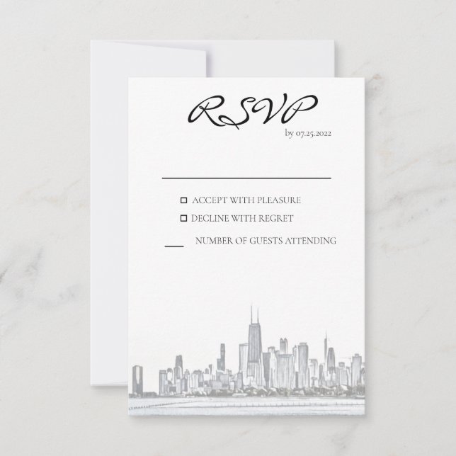 Chicago Skyline Response Card (Front)