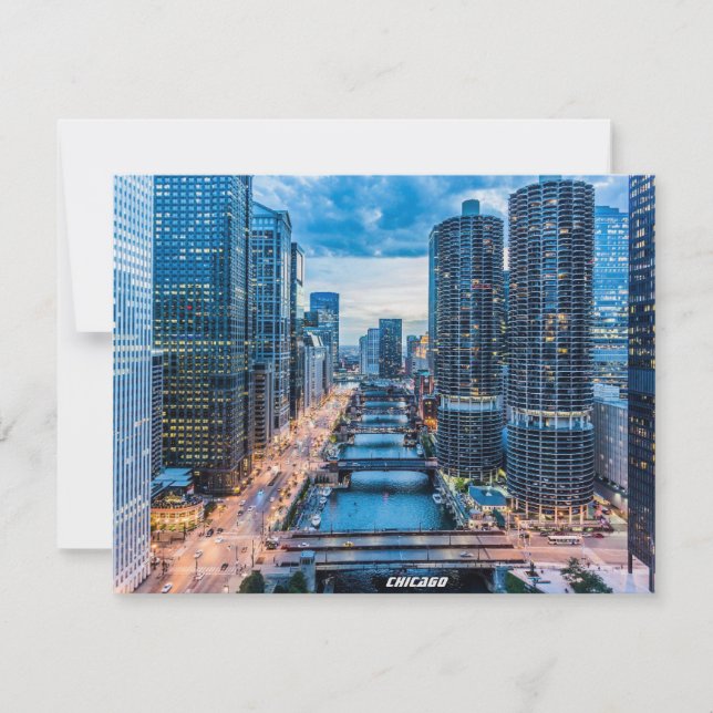 Chicago Skyline River (Front)