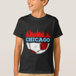 Chicago Skyline Shirt Chicago Soccer Tee Futbol Lo