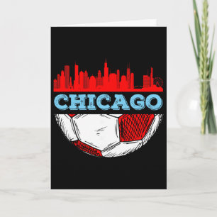 Chicago Skyline Shirt Chicago Soccer Tee Futbol Lo Card