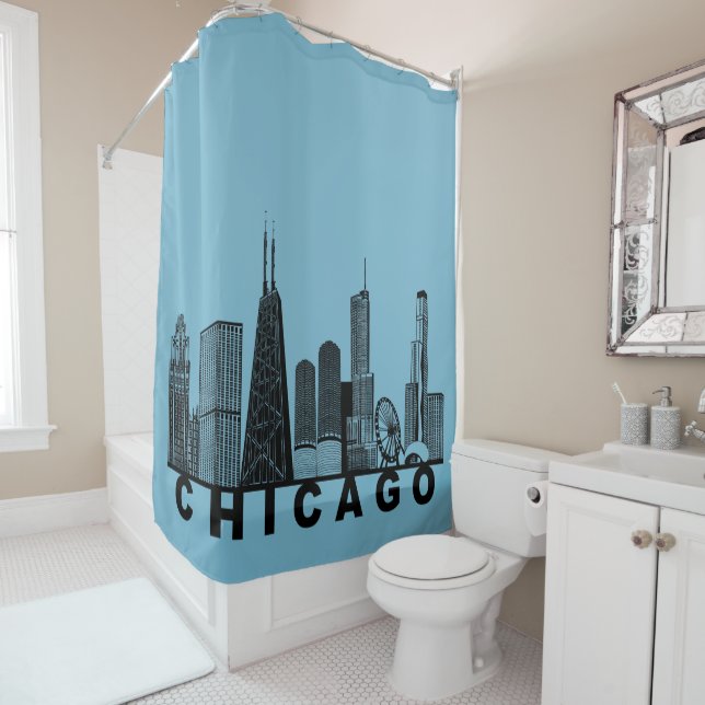 Chicago Skyline Silhouette  (In Situ)
