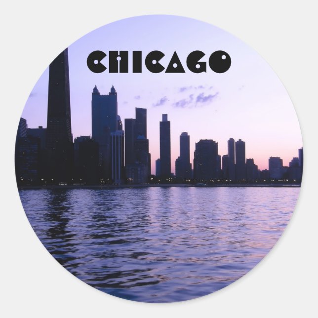 Chicago skyline sticker (Front)