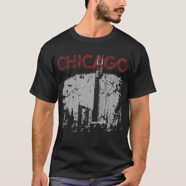 Chicago Skyline t shirt (Front)