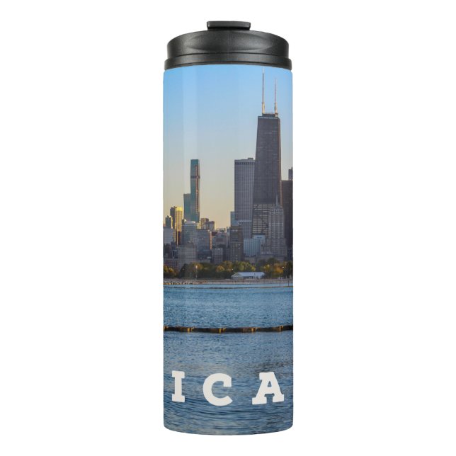 Chicago Skyline Thermal Tumbler (Front)