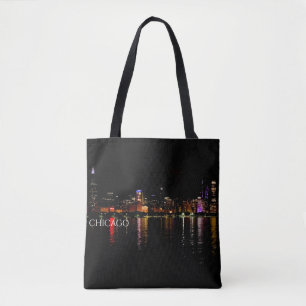 Chicago Skyline Tote Bag