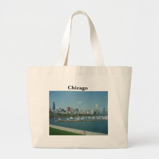Chicago Skyline Tote Handbag