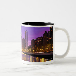 Chicago Skyline Two-Tone Coffee Mug