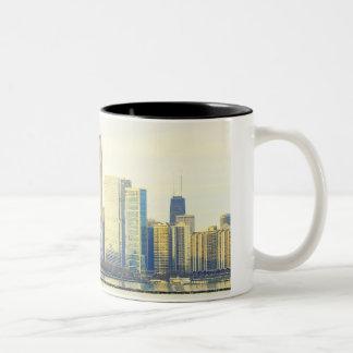 Chicago Skyline Two-Tone Coffee Mug