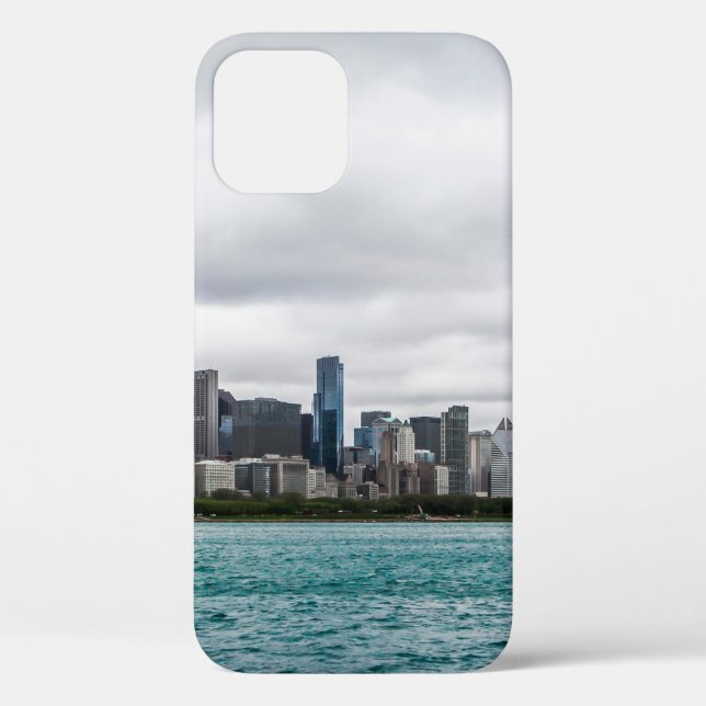 Chicago skylinechicago, skyline, aerial, architect Case-Mate iPhone case (Back)