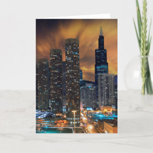 Chicago Skyscraper Greeting cards