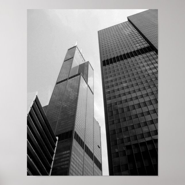 Chicago Skyscrapers Poster (Front)