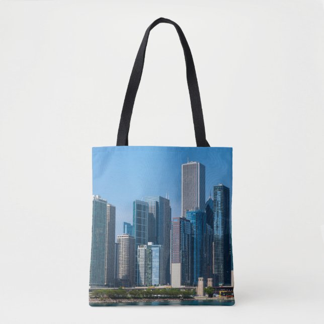 Chicago Skyscrapers Tote Bag (Front)