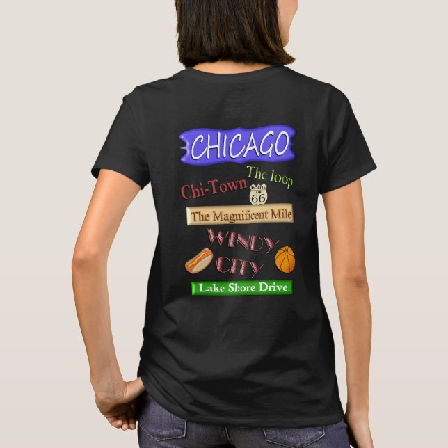 Chicago Souvenir T-shirt (Back)