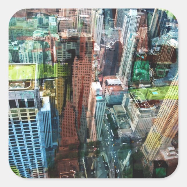 Chicago Square Sticker (Front)