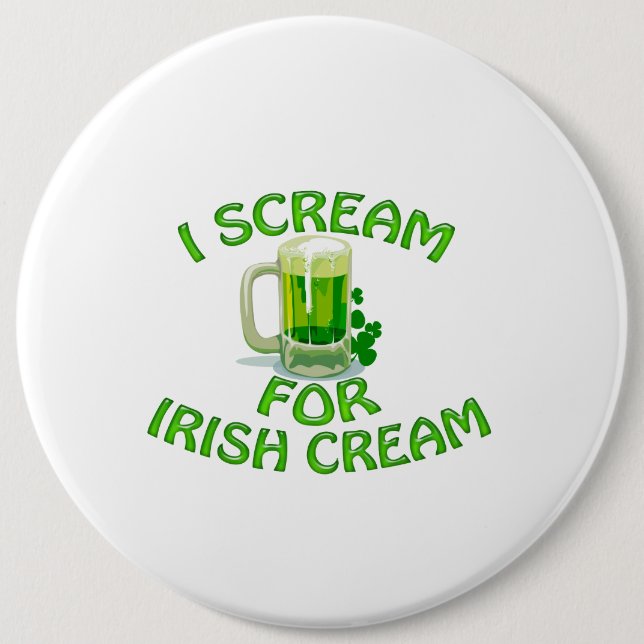 Chicago St Patricks Day Parade 6 Inch Round Button (Front)