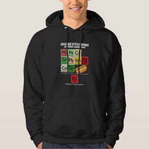 Chicago Style Hot Dog Periodic Dinner Table of Ele Hoodie