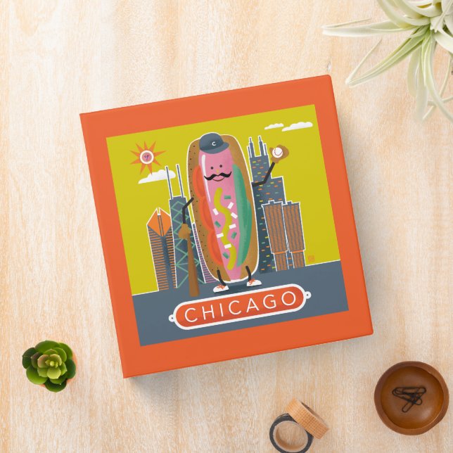Chicago-Style Hotdog Binder (In Situ)