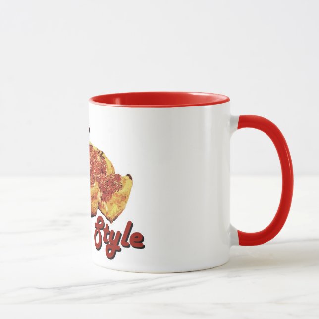 Chicago Style Pizza Mug (Right)