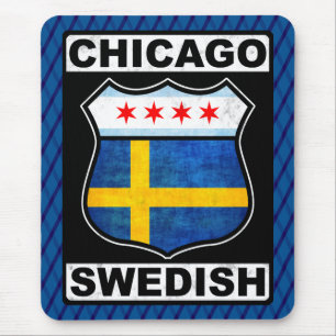 Chicago Swedish American Mousemat Mouse Pad