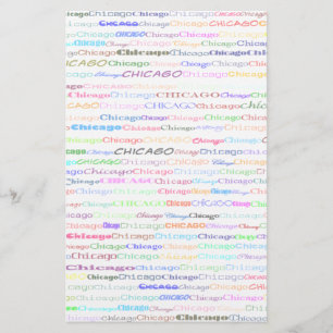 Chicago Text Design II Stationery