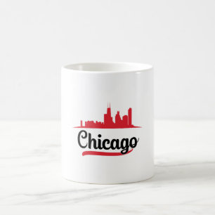 Chicago USA City Cityscape Skyline Funny Gift Coffee Mug