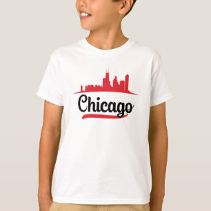 Chicago USA City Cityscape Skyline Funny Gift T-Shirt